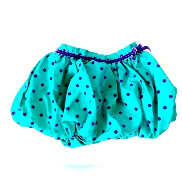 The Children's Place Other - Teal & Purple Polka Dot Bubble Skirt 18-24‎ Months Childrens Place
